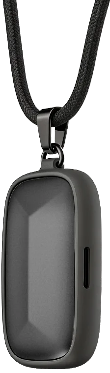 Memoket Gem worn as a pendant